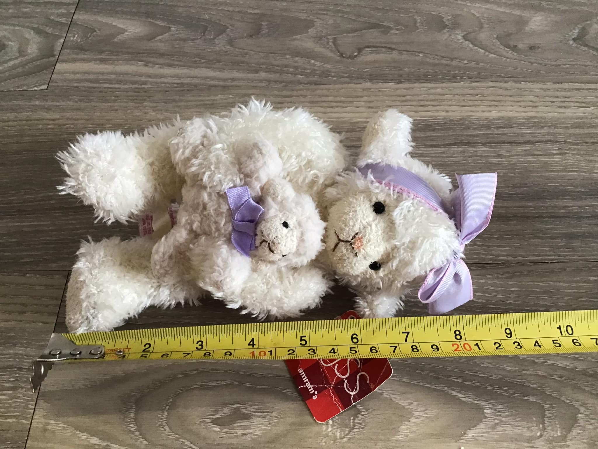 Russ Berrie & Company Amram's Lambkins Mother Sheep With Baby Lamb