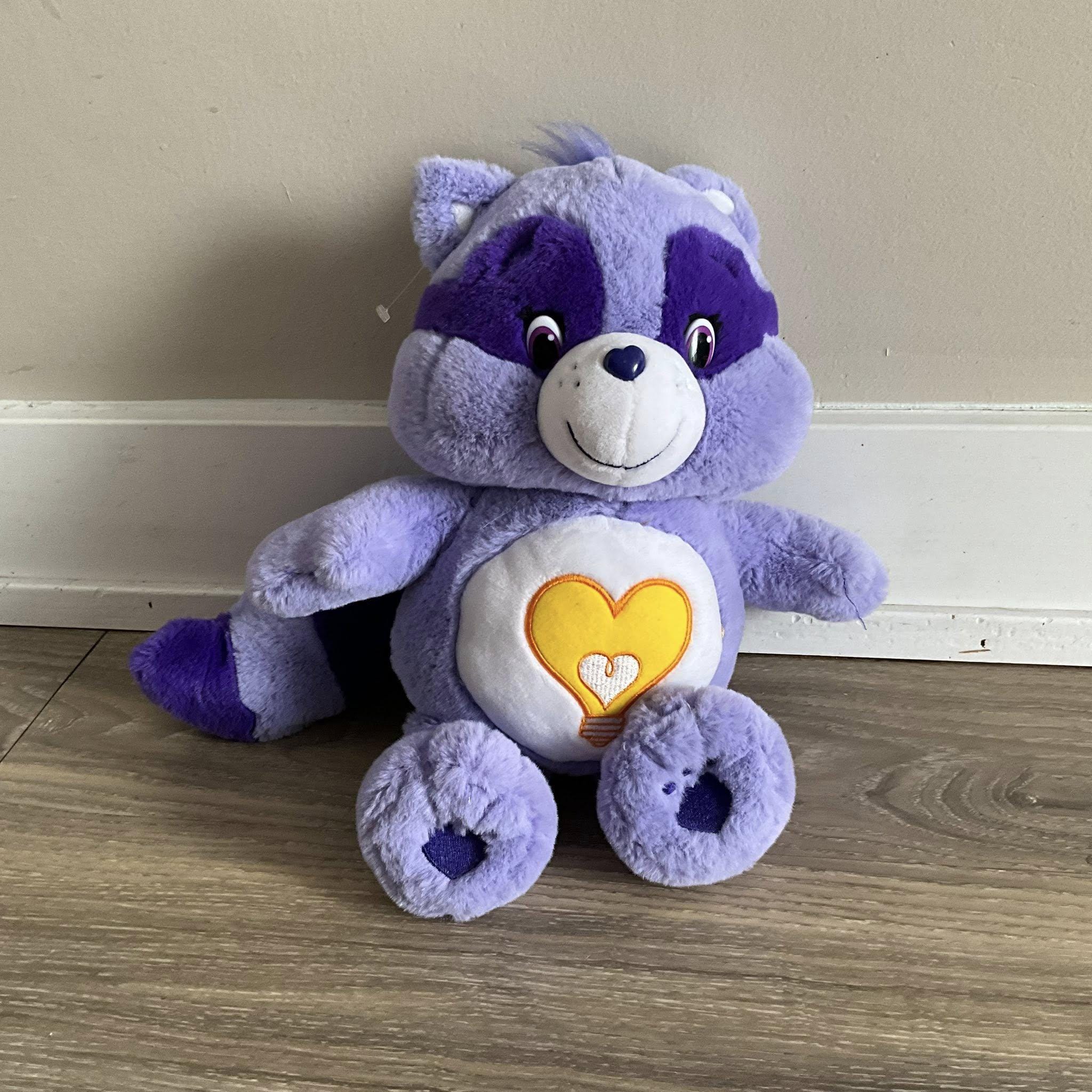 ケアベア・カズンズ パープルアライグマ ブライトライト ぬいぐるみ 14