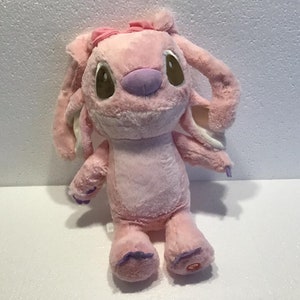 Disney Lilo And Stitch Plush Soft Toy Teddy Angel Collectable Lights Up