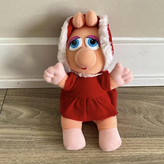 miss piggy in a red dress A Divas Grand Entrance Theres little denying the identity of the true leading lady of Disneys The Muppets Baby Miss Piggy 10" Plush