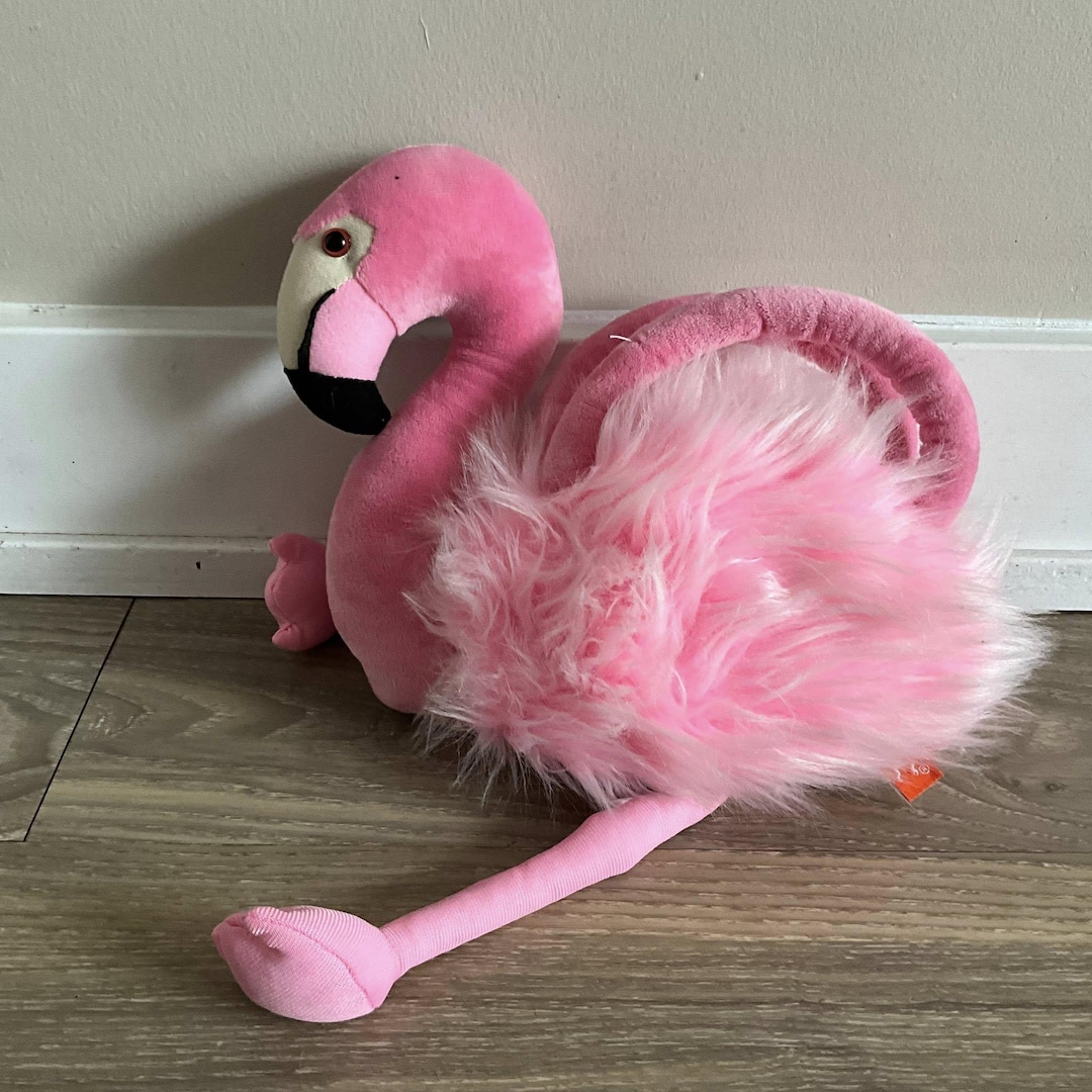 Peluche a forma di fenicottero, borsa imbottita Italia