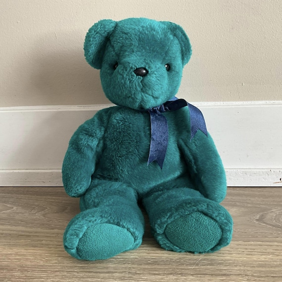 Ty Beanie Buddies テディベア 14インチ ティールグリーン ぬいぐるみ 