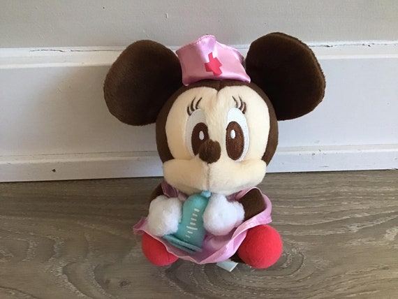 Peluche Minnie Mouse infirmiere de Disney peluche 15 cm Etsy France