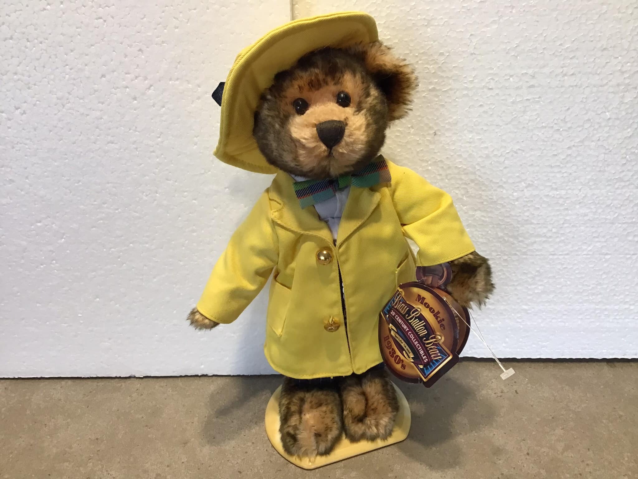 【1930's Mookie 】ぬいぐるみBrass Button Bears Vintage Brass Button Bears 
