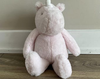 Roze pluche eenhoorn pluche knuffel