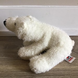 Ganz Webkinz Polar Bear Stuffed Animal Plush Toy 9.5&quot;