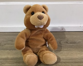 Beaver Plush 6" Brown Stuffed Animal Creature Comfort