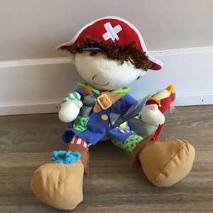 Manhattan Toy Dress Up Pirate Plush Doll