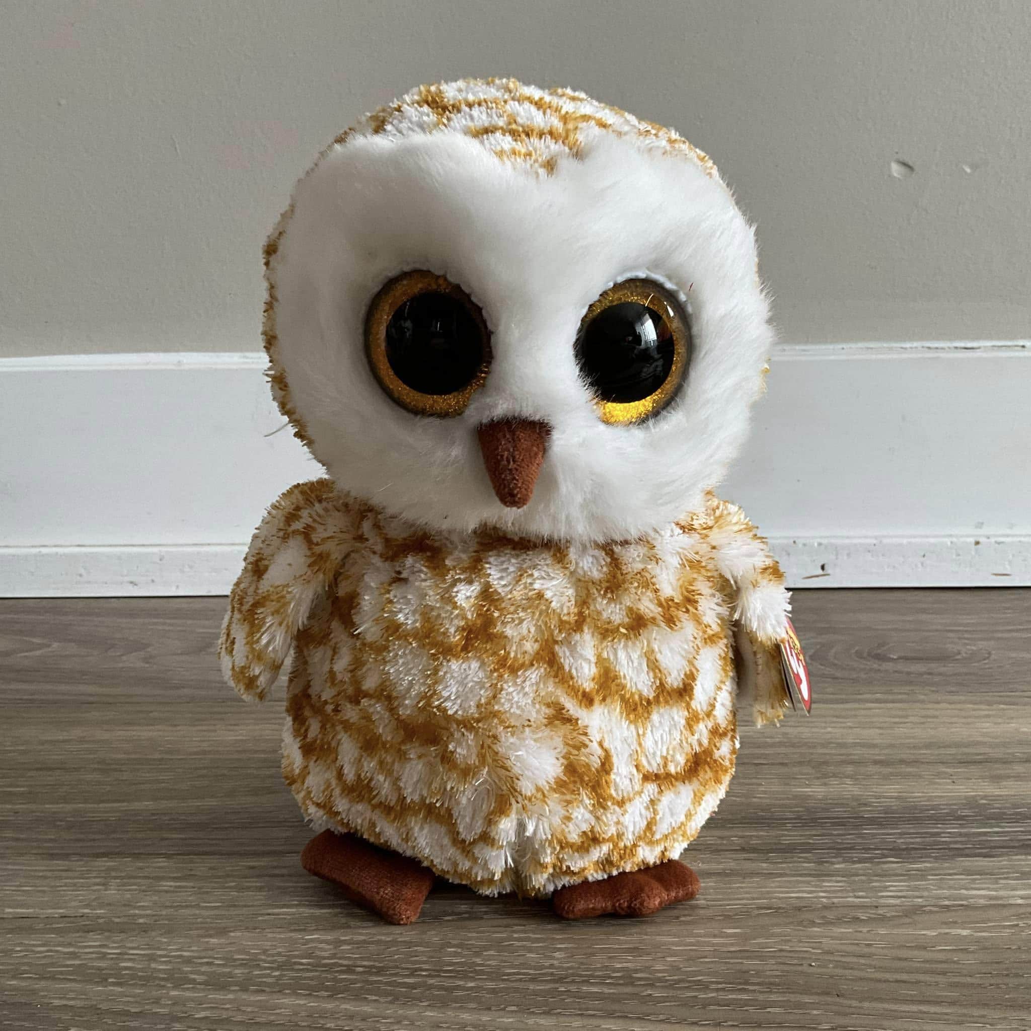 Ty Beanie Boos Swoops Owl Stuffed Animal Toy Plush 9"