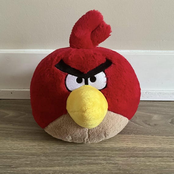 Commonwealth Toy Angry Birds 16" Plush Red Bird With Sound
