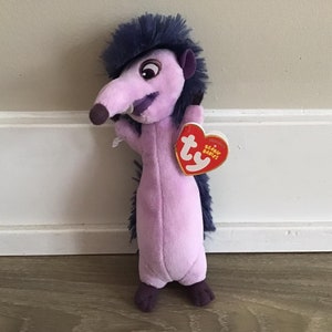 Ty 2017 Beanie Baby Ferdinand Dos Hedgehog Purple Plush Character 8&quot;