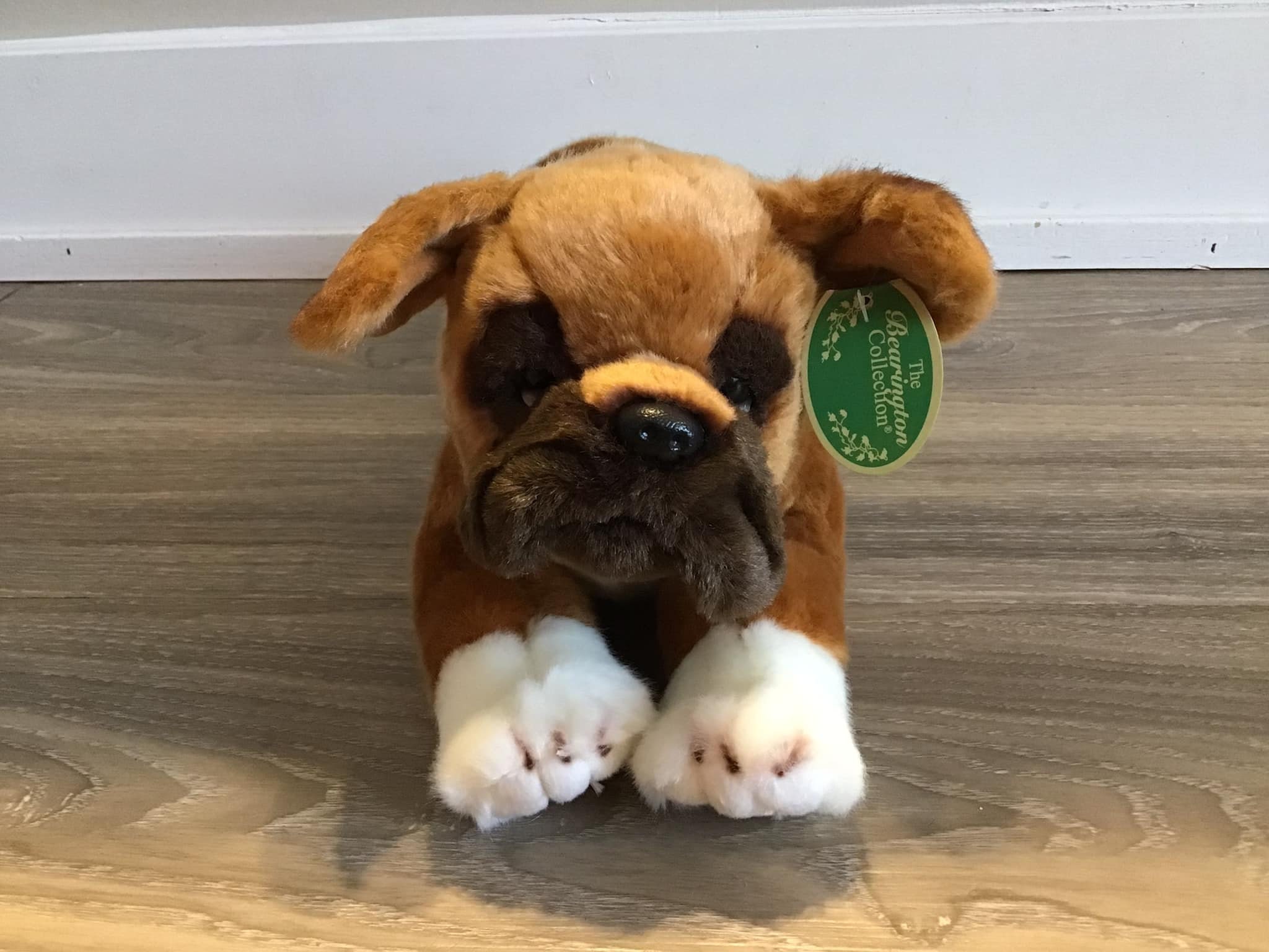 Brindle boxer dog stuffed animal cheap