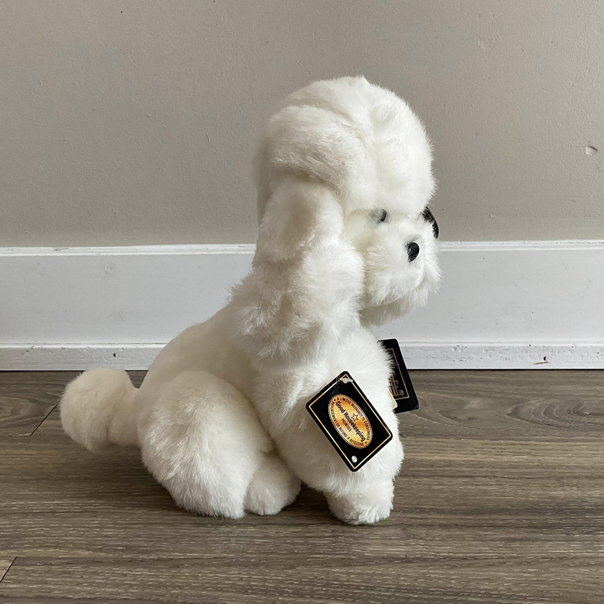 24K Polar Puff White Poodle Dog Plush 11 Inch Stuffed Animal