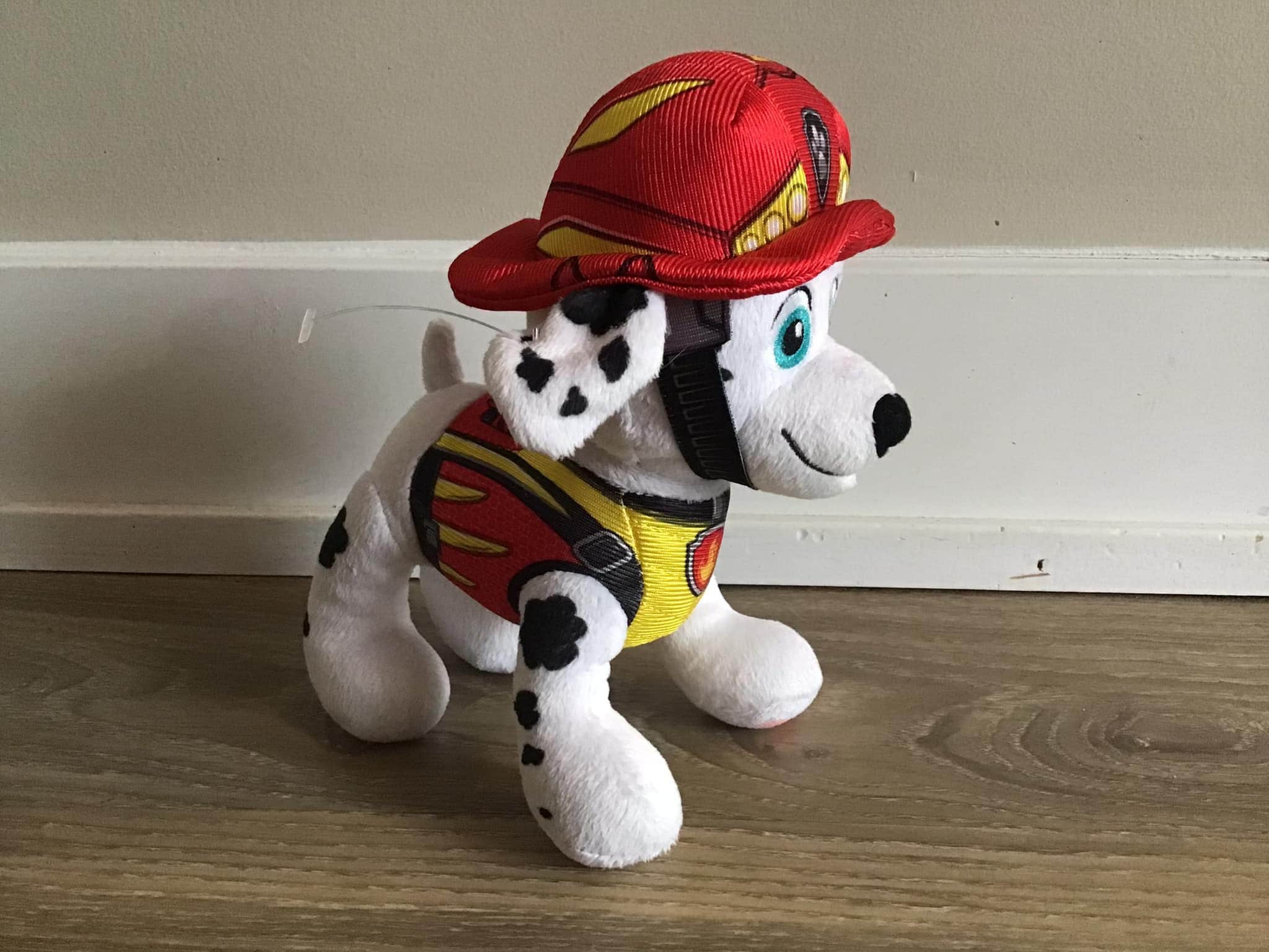 Paw patrol real talking marshall plush hotsell