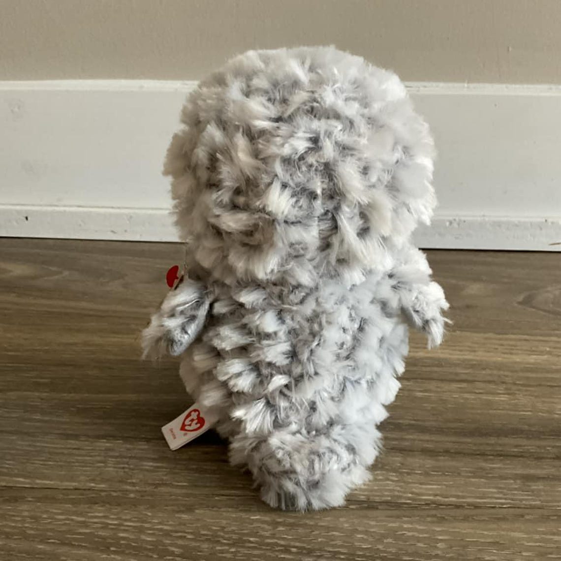 Ty Beanie Boo Owlette the Gray Owl Stuffed Animal Toy Plush 7