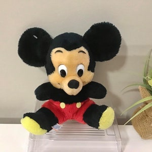 Vintage Mickey Mouse knuffel klassieke Walt Disney Made in Korea