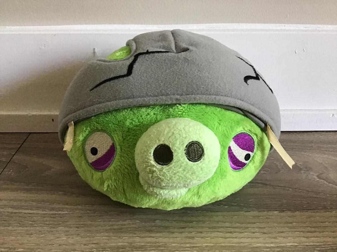 Angry Birds Plush Helmet Pig 7 Commonwealth Toys Etsy