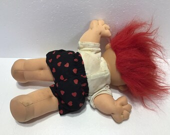 ヴィンテージ トロール おもちゃ人形 赤毛 - Etsy 日本