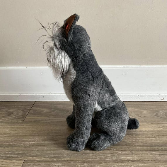 犬のぬいぐるみ TY クラシック ぬいぐるみ - シュナウザー犬マックス 2000年引退