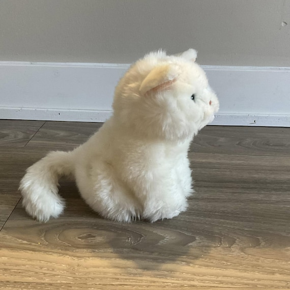 GANZ Webkinz Signature White Persian Cat Plush 8” Stuffed Animal