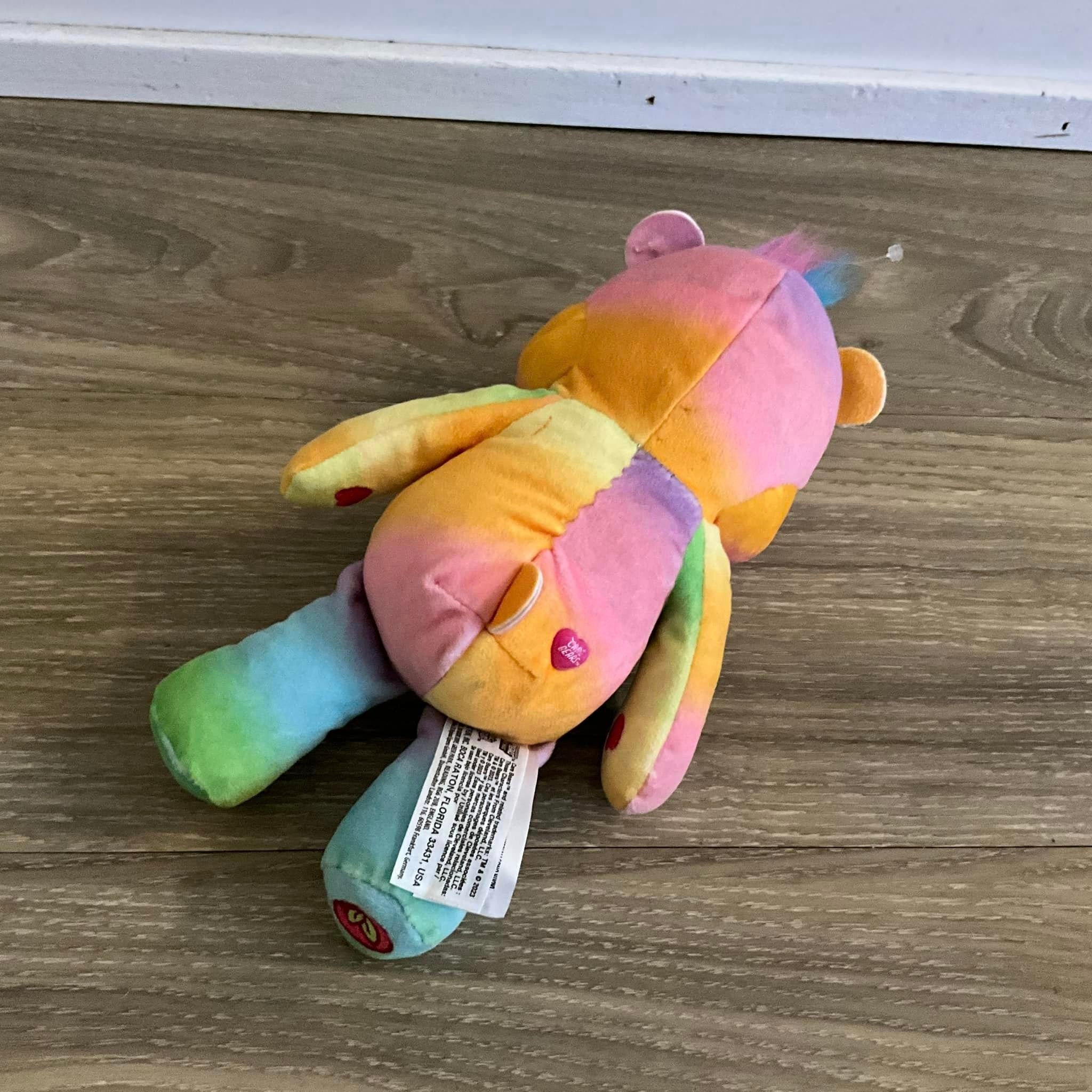 Care Bears Rainbow Tie Dye Heart Bear 9