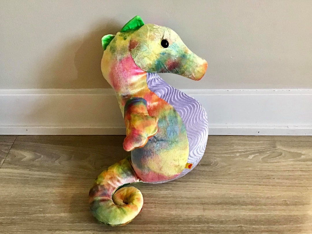 Build A Bear Seahorse Rainbow Tie Dye 14
