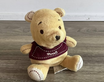 Retro Disney Baby Winnie The Pooh Soft Plush Bean Bag Toy