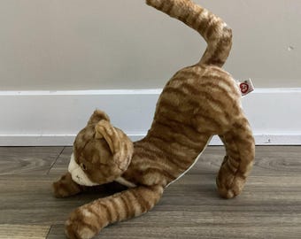 Ganz Cozy Cat Collection ヴィンテージ猫ぬいぐるみ 1993年 リアルな