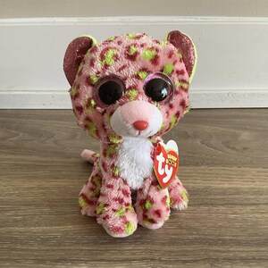 Ty Beanie Boos “Lainey” the Leopard Stuffed Animal Toy Plush 6&quot;