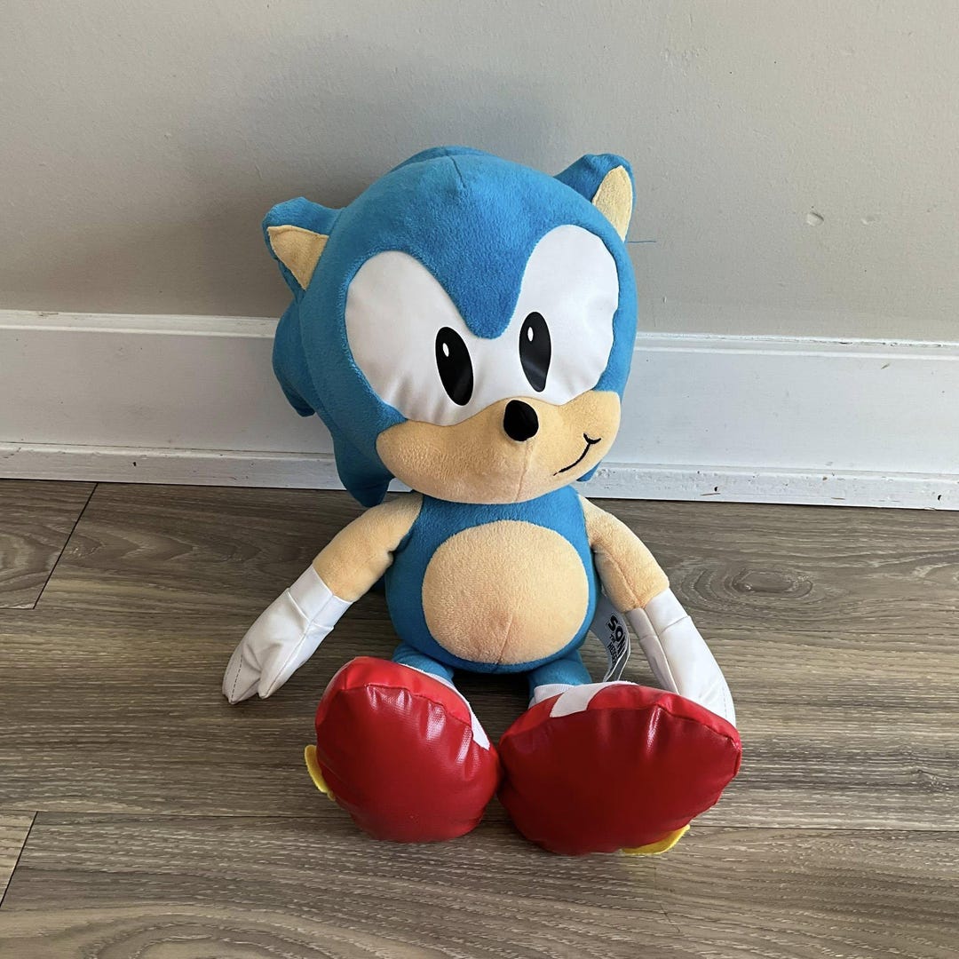 ソニック・ザ・ヘッジホッグ ぬいぐるみ 18インチ - Etsy 日本