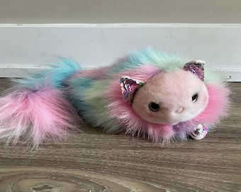 Douglas Prism Rainbow Cat Fuzzle Plush Cuddle Toy 9