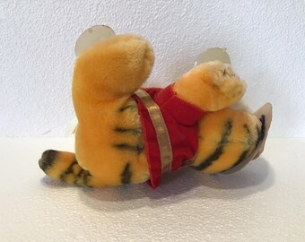 RARE Peluche Garfield Années 80 - Mécanisme Visuel Et Sonore