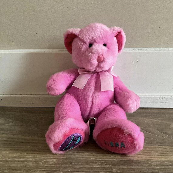Adorable Pink Russ Bear Named Libra - Etsy Denmark