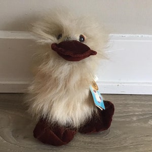 Russ Berrie Gwork the Duck Stuffed Animal Plush Toy 8"