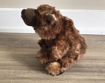 Ganz Webkinz Braun Grizzly Bär Stofftier Spielzeug Plüsch 25cm