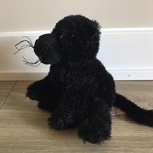 Ganz Webkinz Black Panther Soft Plush Toy - Collectable | Display Item | Gift Idea