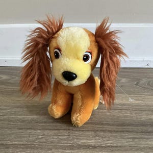 ディズニー、わんわん物語、レディ、子犬、犬、ぬいぐるみ、ソフト