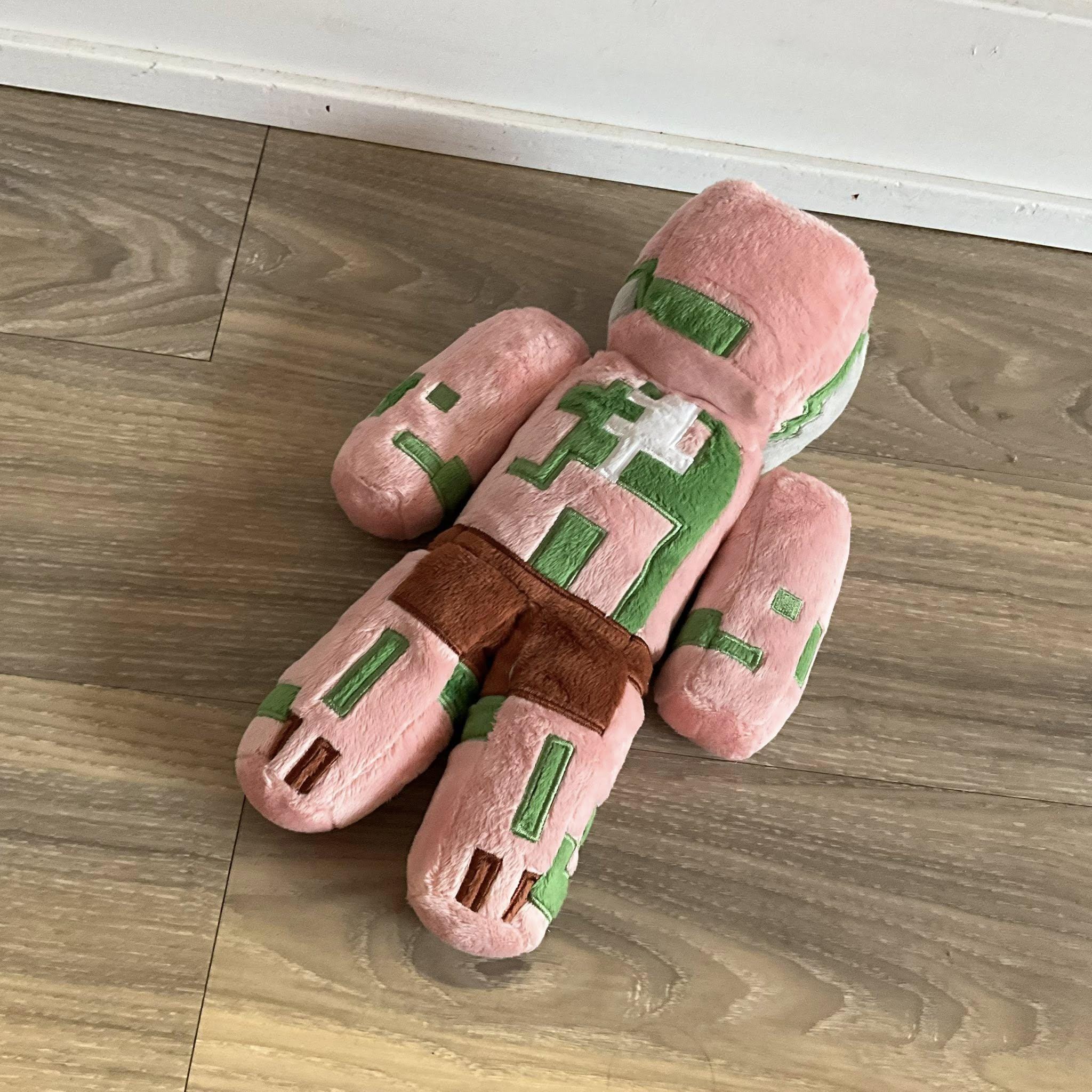 Plush ZOMBIE PIGMAN Mojang Jinx GUC Toy Pixel Doll - Etsy