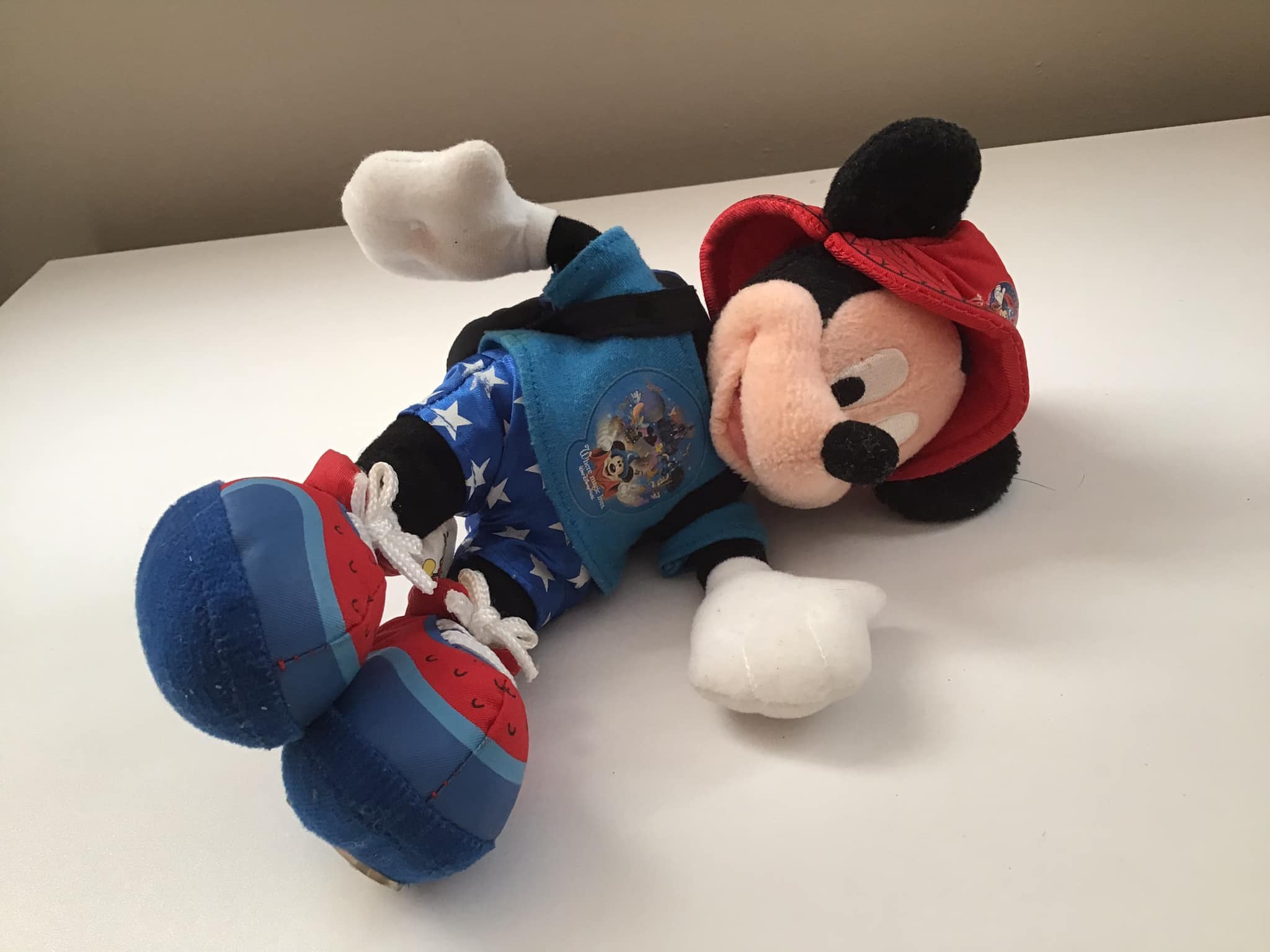Mickey mouse plush backpack hotsell
