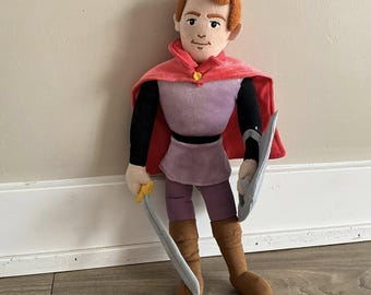 Disney Sleeping Beauty Prince Phillip Plush Stuffed Doll 16”