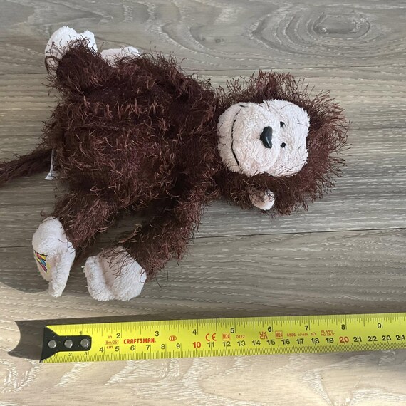 Webkinz Ganz Monkey Brown Shaggy Plush Stuffed Animal Toy 8 In - Etsy