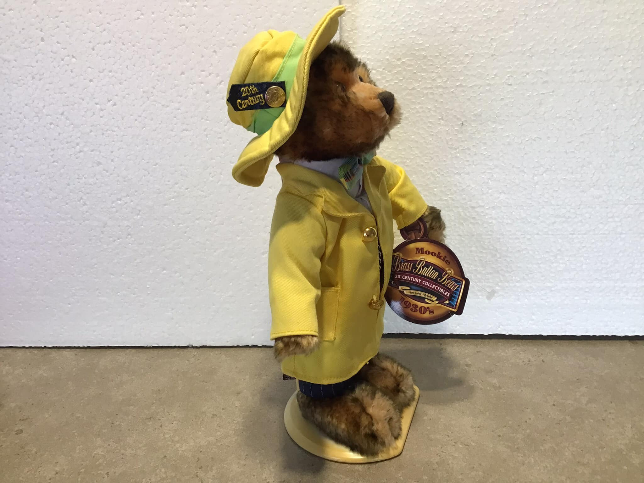 【1930's Mookie 】ぬいぐるみBrass Button Bears Vintage Brass Button Bears 