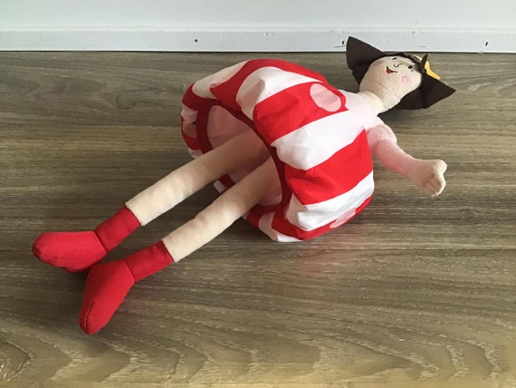 ITODA Bambola Di Pezza Morbida 35 Cm Con Vestito E Cappello Rimovibili, Principessa Ragdoll Per Bambine, Regalo Di Compleanno E Natale - 2
