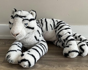 Ikea Onskad White Siberian Snow Tiger 24