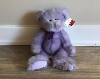 Purple Plush Russ Teddy Bear APhrodite Stuffed Animal with Tag