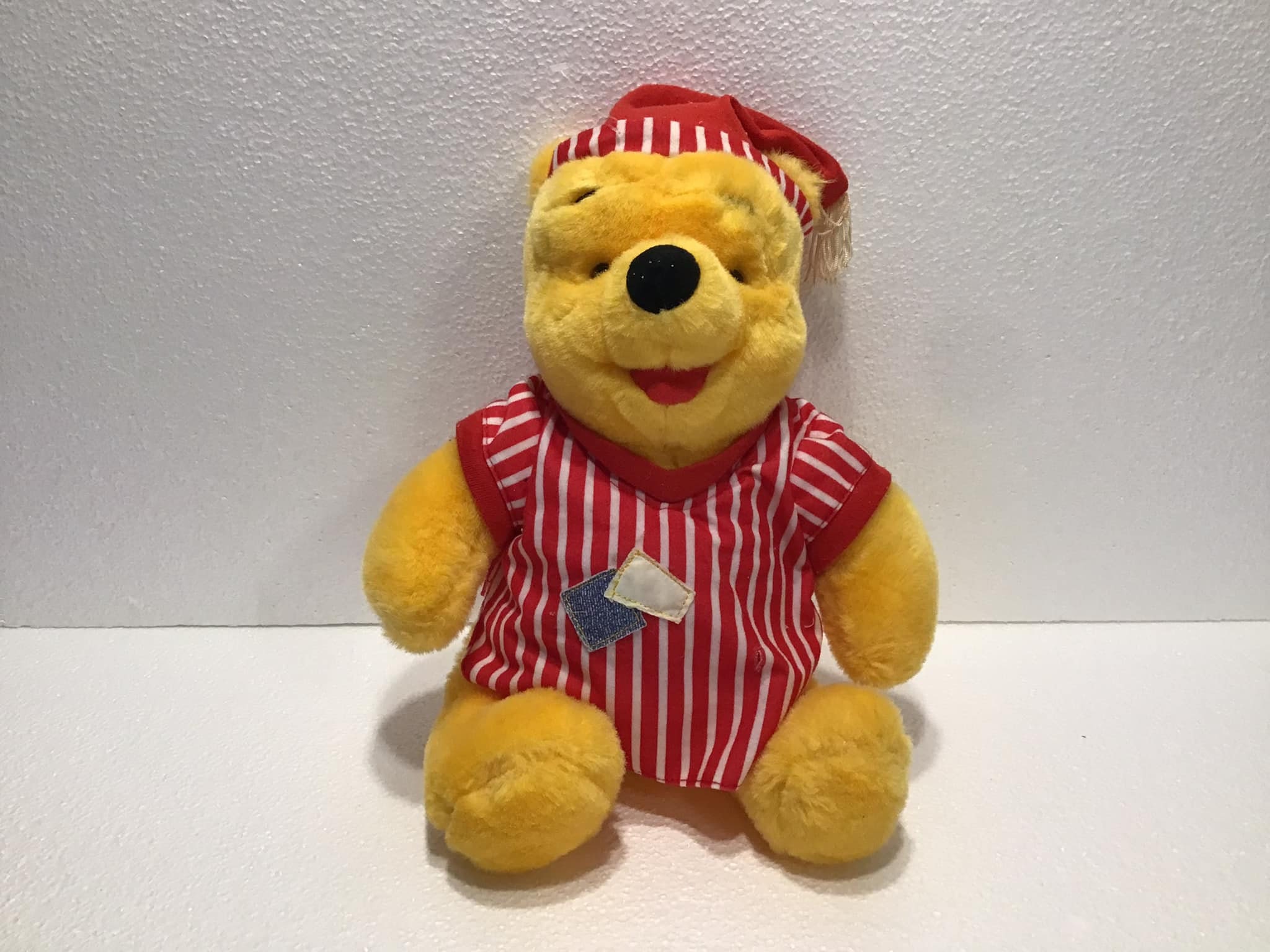 Vintage Disney Mattel Winnie the Pooh Plush in Pajamas From - Etsy Vintage Disney Mattel Winnie the Pooh Plush in Pajamas From - Etsy