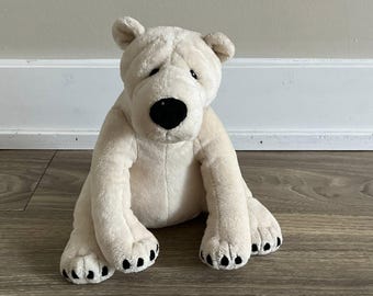 Handmade Poseable Polar Bear Plush: Realistic Soft Toy (25cm) - Etsy