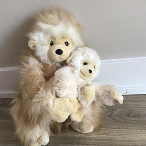 Kids of America Corp. Monkey With Baby Sitting Plush Stuffed Toy Animal 14&quot;