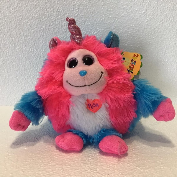 Ty Monstaz Delilah with Sound Pink and Blue Plush