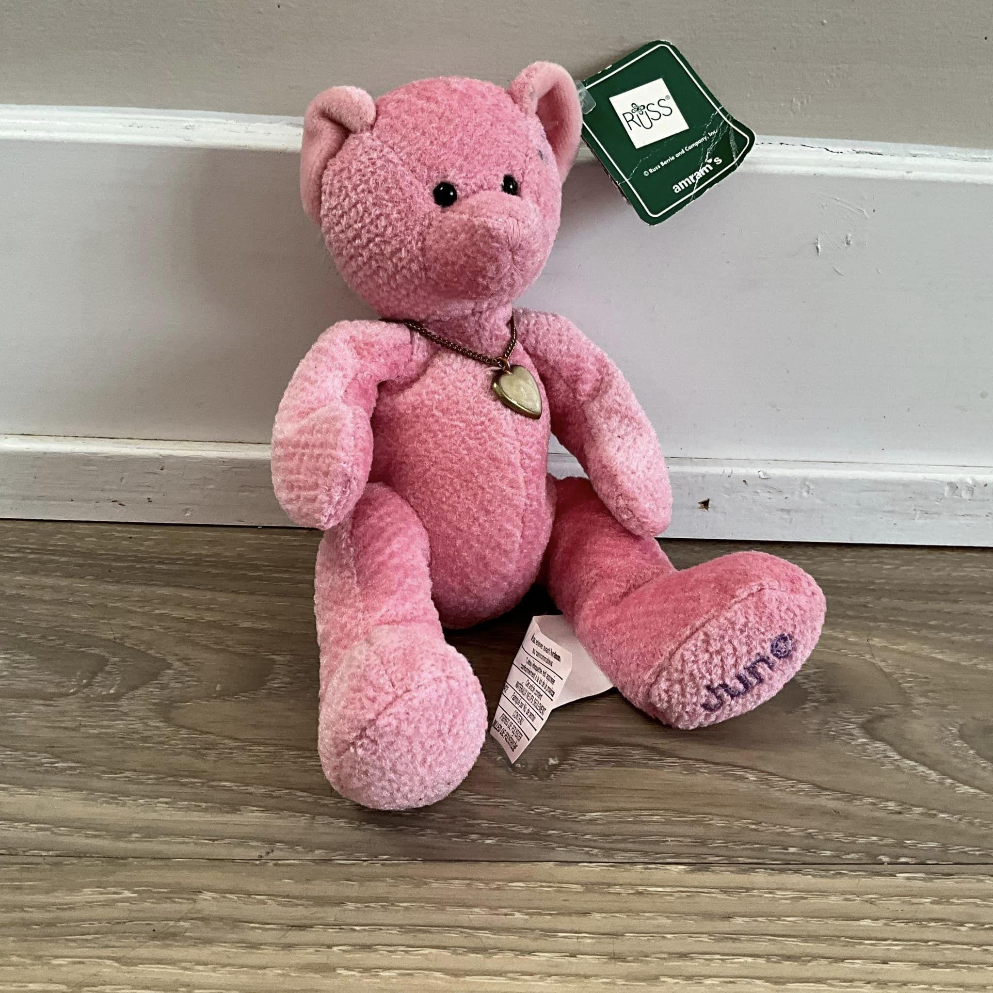 テディベア RUSS Berrie社 アメリカン USA Russ Berrie Bear Middleton Birthstone Baby June Accessory - Etsy
